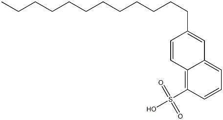 6-Dodecyl-1-naphthalenesulfonic acid 结构式