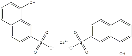 Bis(8-hydroxy-2-naphthalenesulfonic acid)calcium salt 结构式