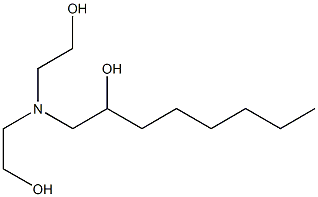 1-[Bis(2-hydroxyethyl)amino]-2-octanol 结构式