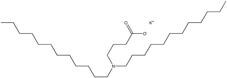 4-(Didodecylamino)butyric acid potassium salt 结构式
