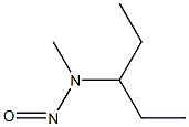 Methyl(1-ethylpropyl)nitrosamine 结构式