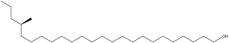 [R,(-)]-21-Methyl-1-tetracosanol 结构式