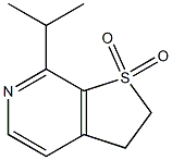 7-Isopropyl-2,3-dihydrothieno[2,3-c]pyridine 1,1-dioxide 结构式