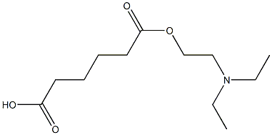 Diethylaminoethyl adipate 结构式