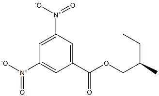 (-)-3,5-Dinitrobenzoic acid (R)-2-methylbutyl ester 结构式