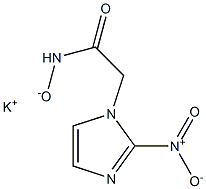 2-Nitro-1H-imidazole-1-ethanehydroxamic acid potassium salt 结构式