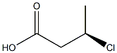 [R,(-)]-3-Chlorobutyric acid 结构式