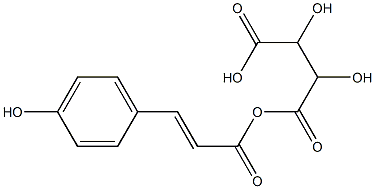 p-Coumaroyl tartaric acid 结构式