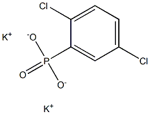 2,5-Dichlorophenylphosphonic acid dipotassium salt 结构式