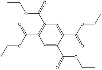 Benzene-1,2,4,5-tetracarboxylic acid tetraethyl ester 结构式