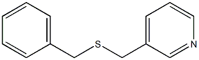 3-[(Benzylthio)methyl]pyridine 结构式