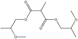 Methylmalonic acid bis(2-methoxypropyl) ester 结构式