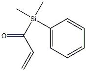 3-(Dimethylphenylsilyl)-1-propen-3-one 结构式