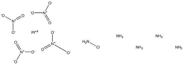 Chloropentammineplatinum(IV) nitrate 结构式