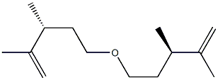 (+)-[(R)-1,2-Dimethylallyl]ethyl ether 结构式