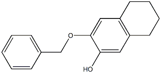 7-(Benzyloxy)tetralin-6-ol 结构式