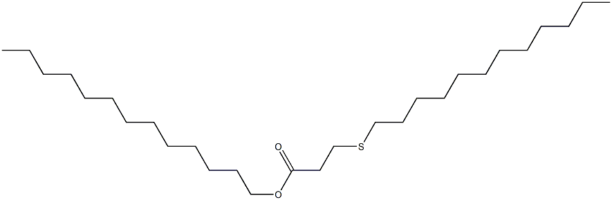 3-(Dodecylthio)propionic acid tridecyl ester 结构式