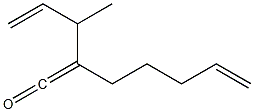 (1-Methyl-2-propenyl)(4-pentenyl)ketene 结构式