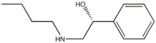 (1R)-1-Phenyl-2-(butylamino)ethan-1-ol 结构式