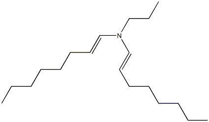 N-Propyl-N,N-di(1-octenyl)amine 结构式