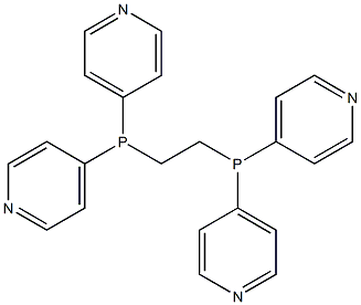 Ethylenebis[bis(4-pyridyl)phosphine] 结构式