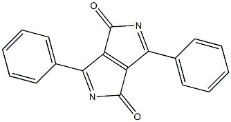 3,6-Diphenyl-pyrrolo[3,4-c]pyrrole-1,4-dione 结构式