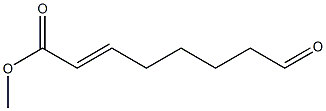 (2E)-8-Oxo-2-octenoic acid methyl ester 结构式