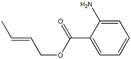 Anthanilic acid 2-butenyl ester 结构式