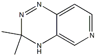 3,4-Dihydro-3,3-dimethylpyrido[3,4-e]-1,2,4-triazine 结构式