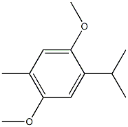 2-Isopropyl-1,4-dimethoxy-5-methylbenzene 结构式