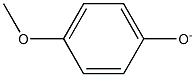 4-Methoxyphenoxide 结构式