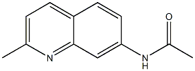 2-Methyl-7-(acetylamino)quinoline 结构式