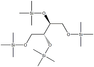 (5S,6R)-2,2,9,9-Tetramethyl-5,6-bis(trimethylsilyloxy)-3,8-dioxa-2,9-disiladecane 结构式