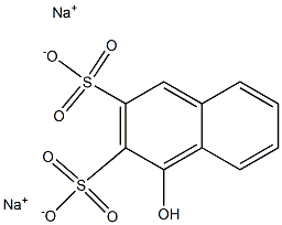 1-Naphthol disulfonic acid sodium salt 结构式