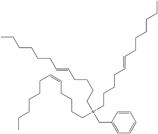 Tri(5-dodecenyl)benzylaminium 结构式