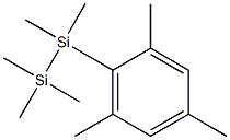 1-(2,4,6-Trimethylphenyl)-1,1,2,2,2-pentamethyldisilane 结构式