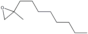 2-Methyl-2-octyloxirane 结构式