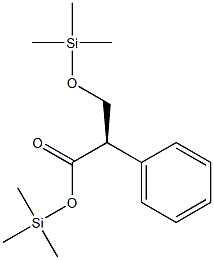 (R)-2-Phenyl-3-[(trimethylsilyl)oxy]propionic acid trimethylsilyl ester 结构式