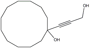 1-(3-Hydroxy-1-propynyl)-1-cyclododecanol 结构式