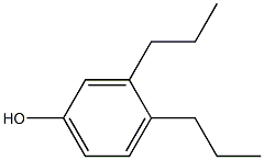 3,4-Dipropylphenol 结构式