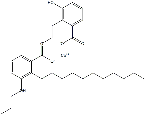 Bis(2-undecyl-3-hydroxybenzoic acid)calcium salt 结构式