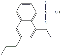 6,8-Dipropyl-1-naphthalenesulfonic acid 结构式