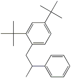 1-(2,4-Di-tert-butylphenyl)-2-phenylpropane 结构式