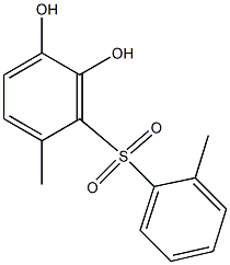 5,6-Dihydroxy-2,2'-dimethyl[sulfonylbisbenzene] 结构式
