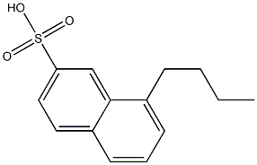 8-Butyl-2-naphthalenesulfonic acid 结构式