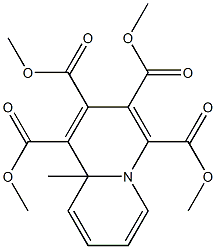 9a-Methyl-9aH-quinolizine-1,2,3,4-tetracarboxylic acid tetramethyl ester 结构式
