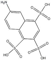 6-Amino-1,2,4-naphthalenetrisulfonic acid 结构式