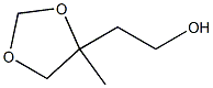 4-Methyl-1,3-dioxolane-4-ethanol 结构式