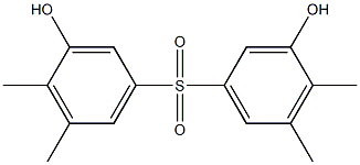 3,3'-Dihydroxy-4,4',5,5'-tetramethyl[sulfonylbisbenzene] 结构式