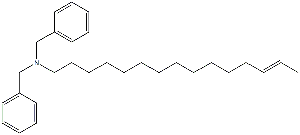 (13-Pentadecenyl)dibenzylamine 结构式
